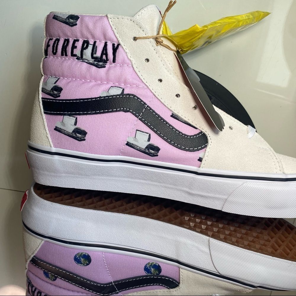 🆕 Vans	Cali Thornhill Dewitt Vault Sk8-Hi LX 'Pink Doomsday Foreplay' - Mens 9 - Picture 10 of 12